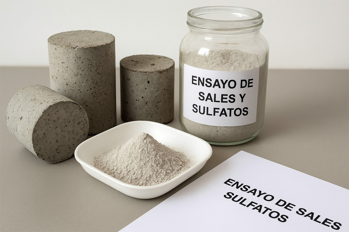 Ensayo de sales y sulfatos