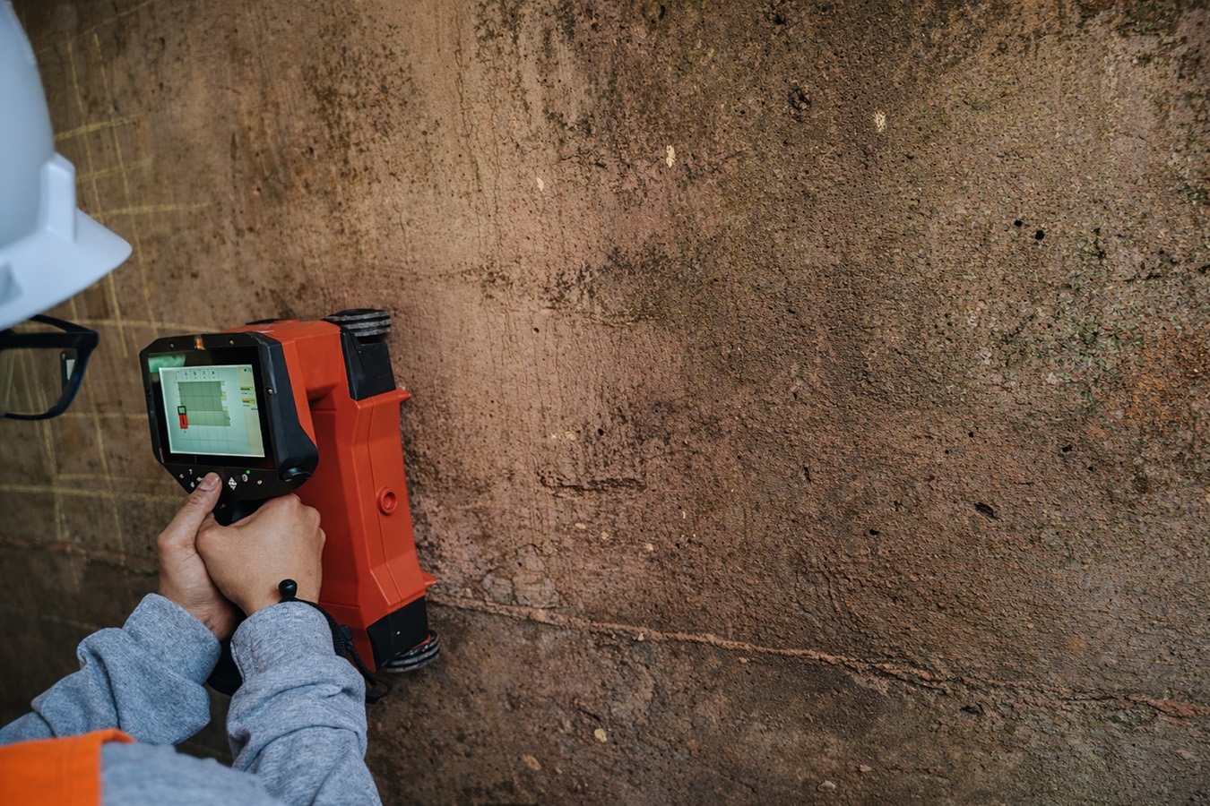 Escáner en estructuras de concreto