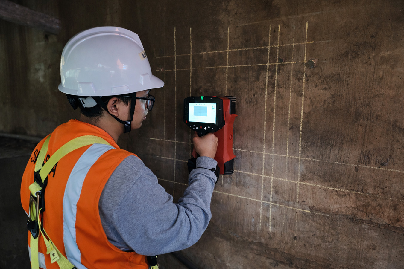 Escáner en estructuras de concreto