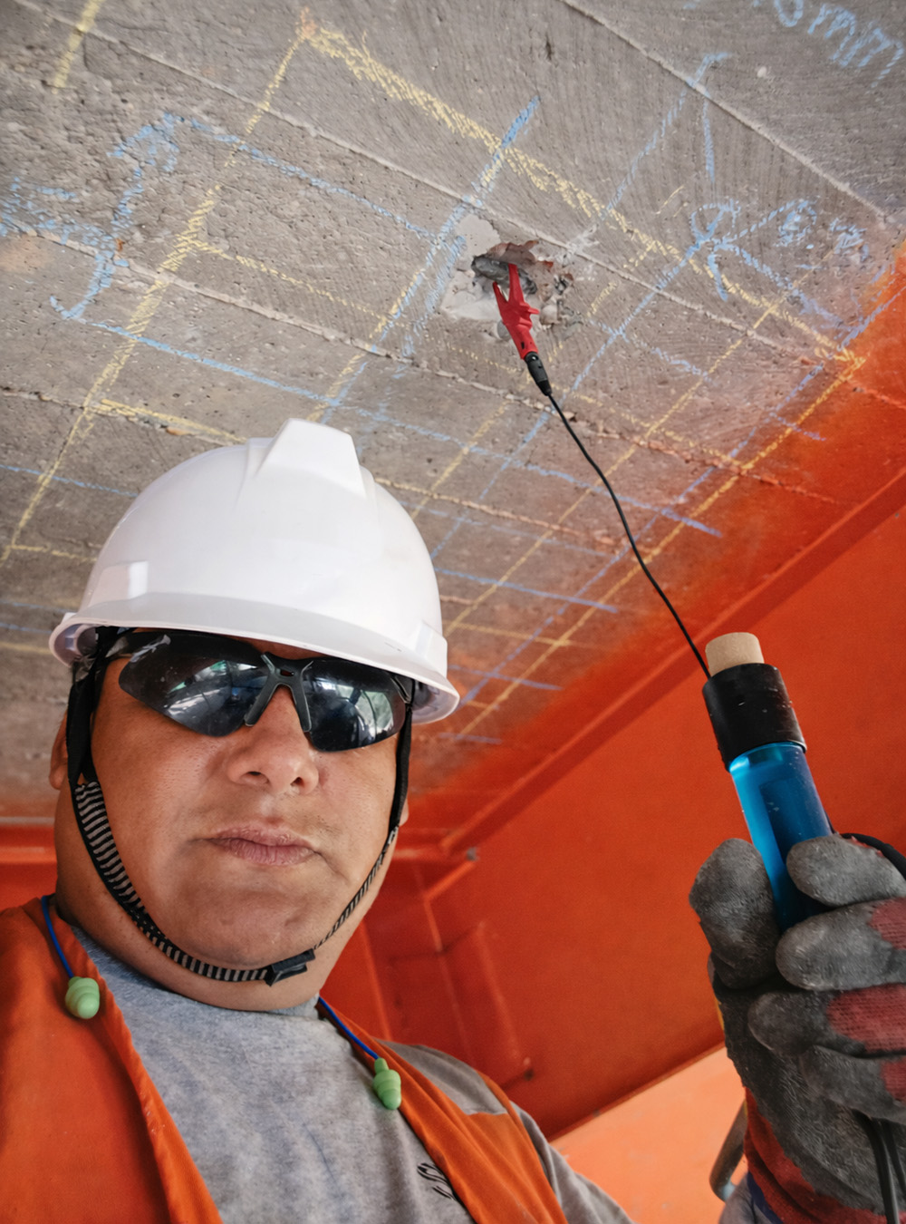 Potencial de media celda – corrosión en refuerzo